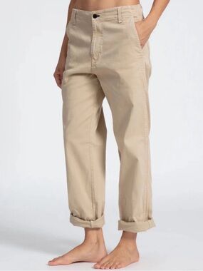 ASKK NY Women's Khaki Chino Pants - Light Beige